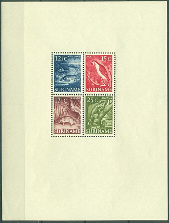 Суринам, 1954, Фауна, блок
